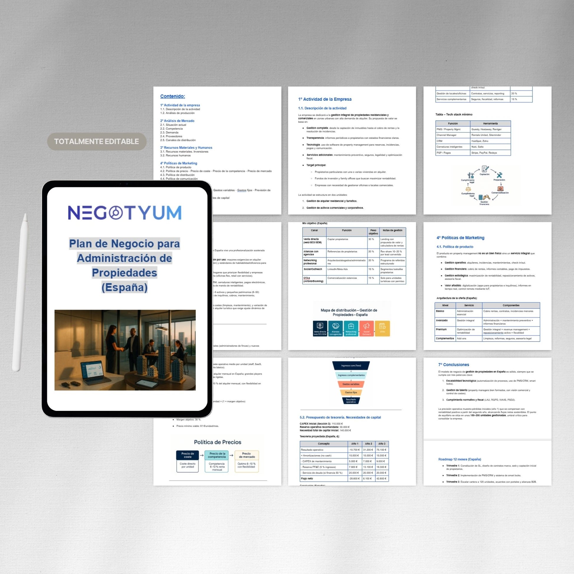 Administración de propiedades - Plan de Negocio