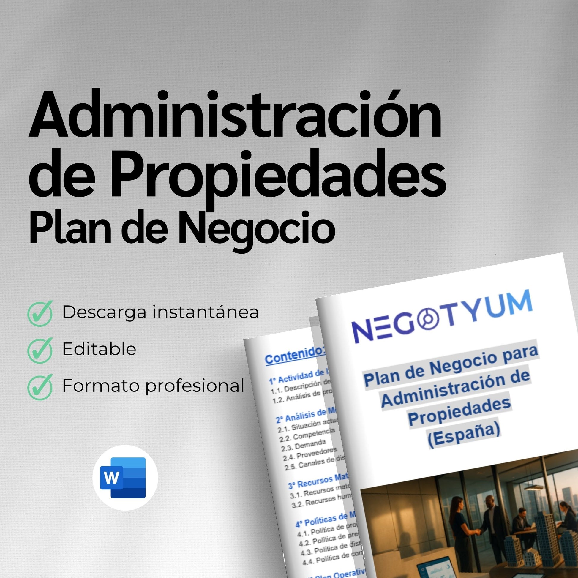 Administración de propiedades - Plan de Negocio