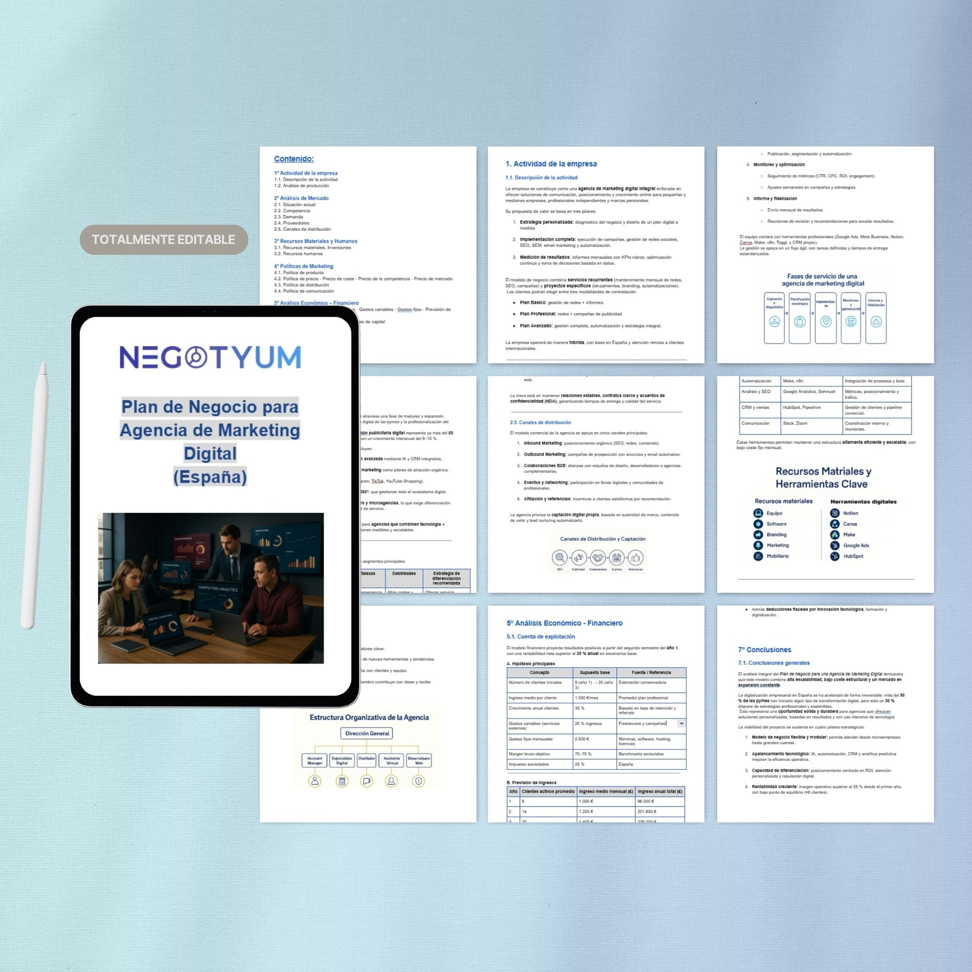 Agencia de Marketing Digital - Plan de Negocio