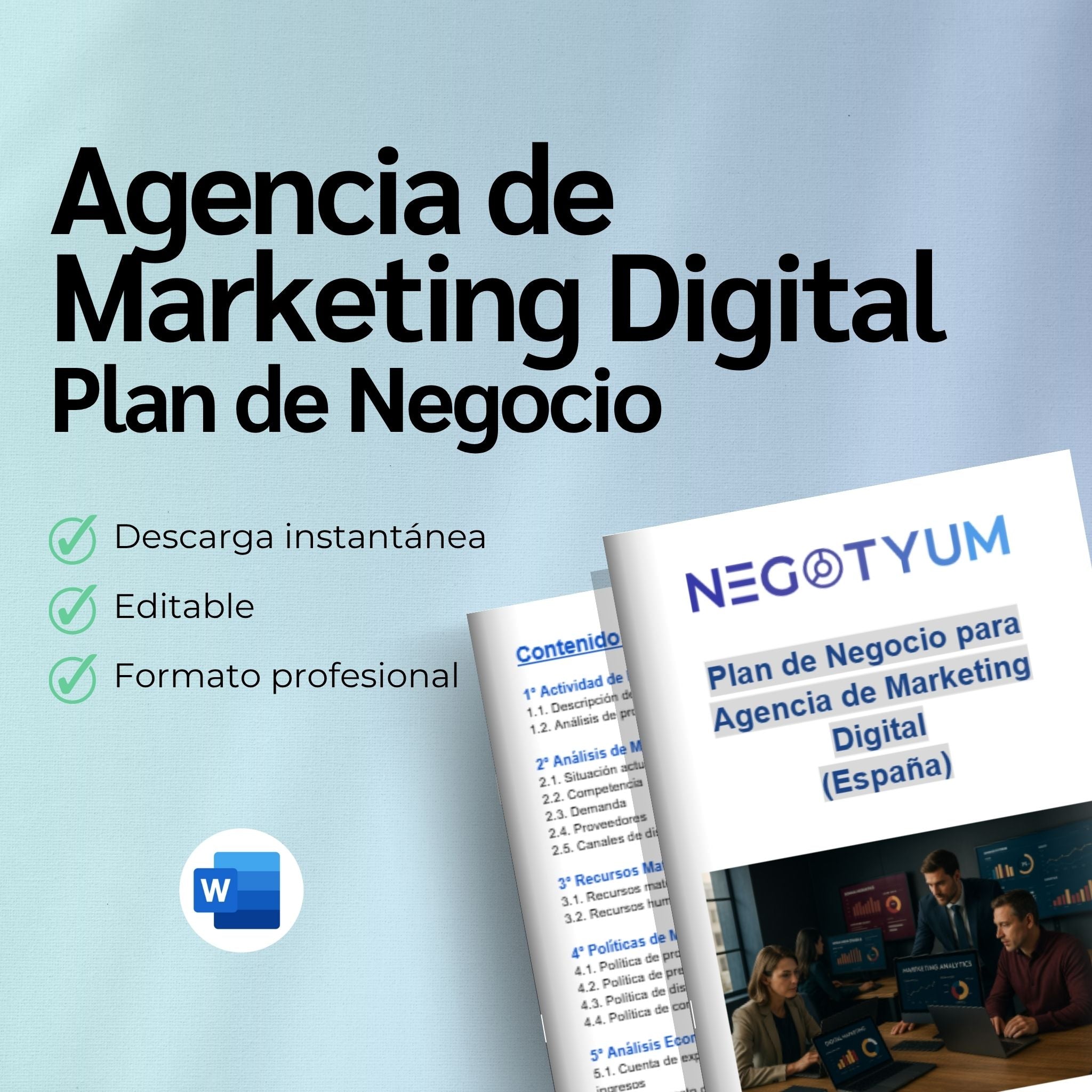 Agencia de Marketing Digital - Plan de Negocio