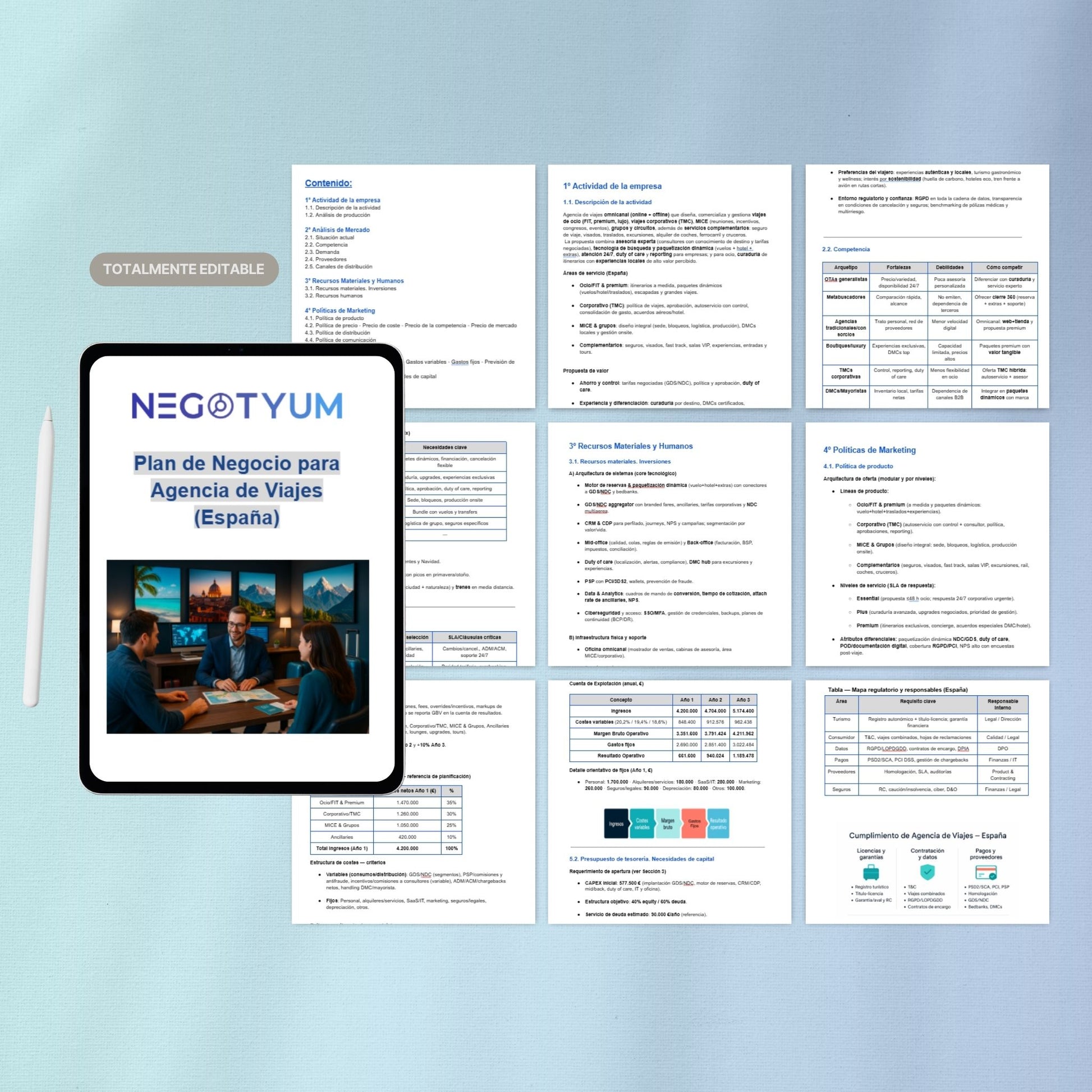 Agencia de Viajes - Plan de Negocio