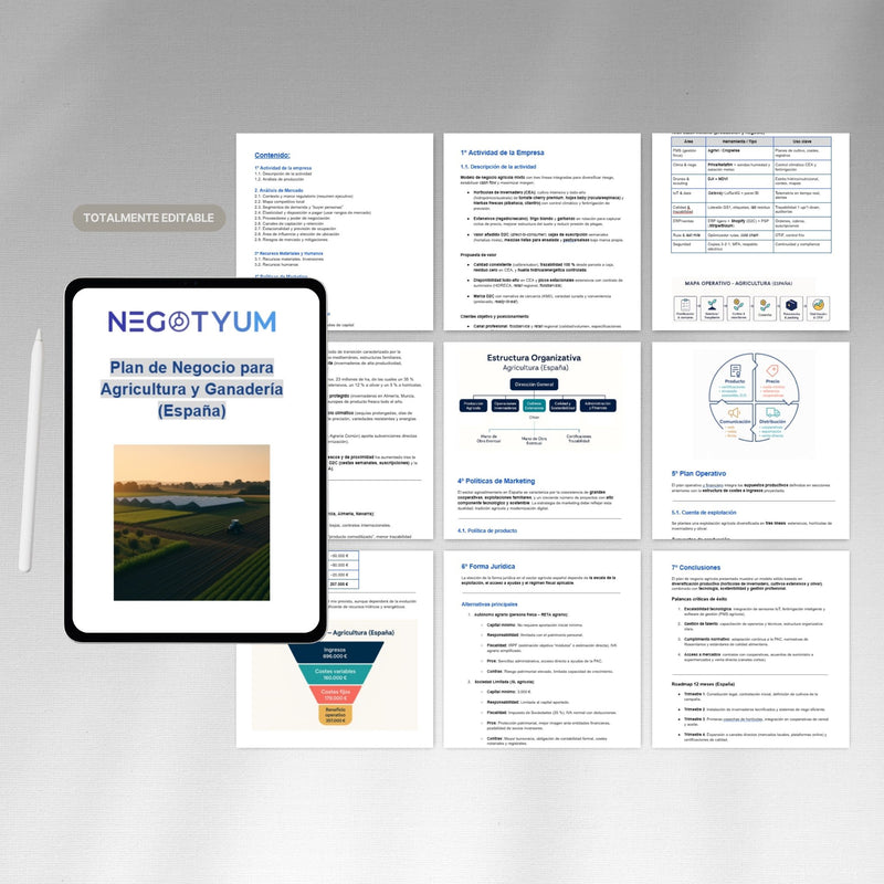 Agricultura y Ganadería - Plan de Negocio