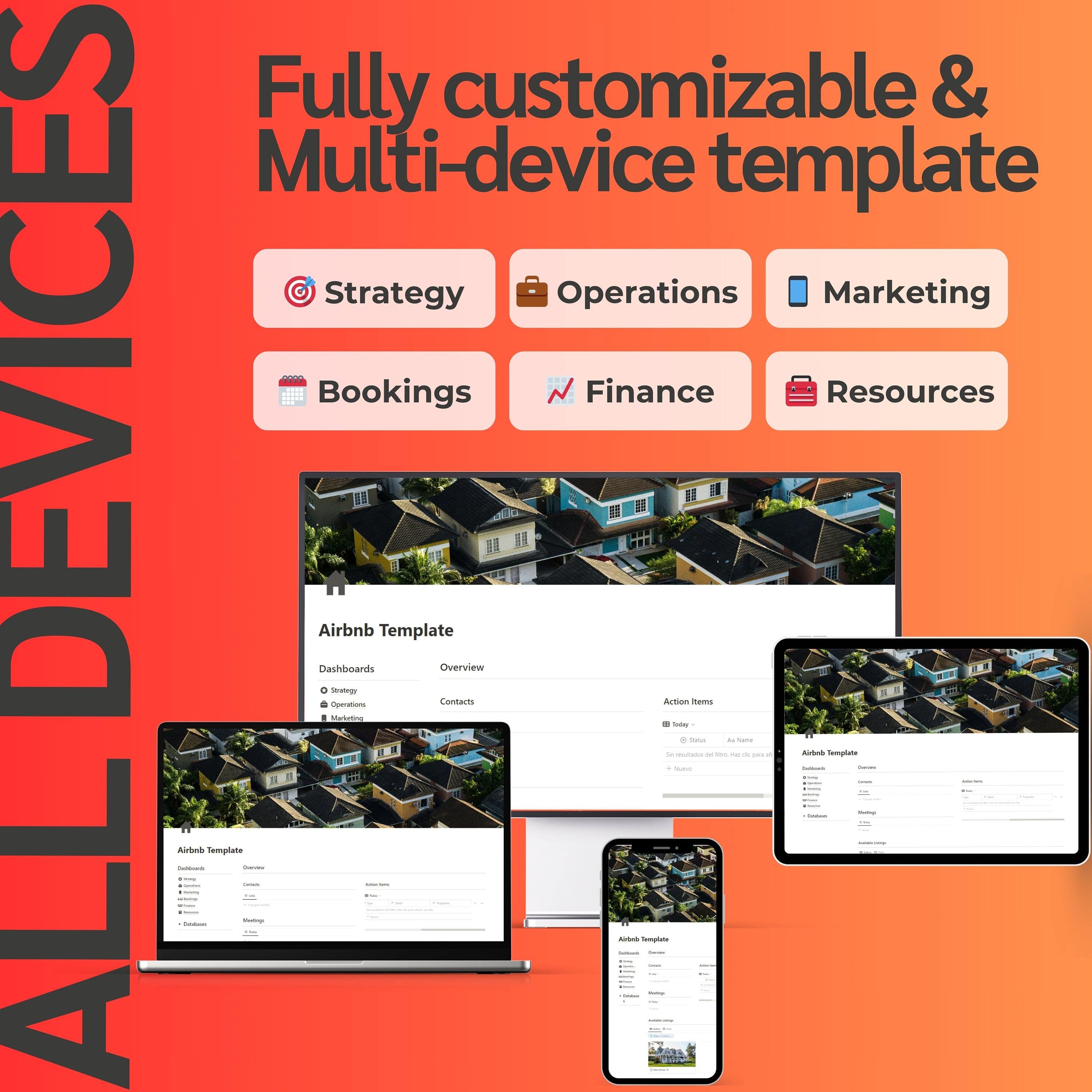 Airbnb Host Notion Template | Property, Bookings & Guest Manager