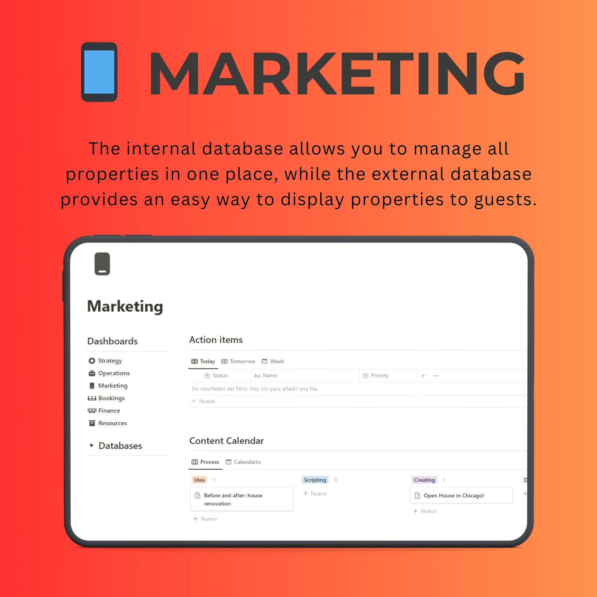Airbnb Host Notion Template | Property, Bookings & Guest Manager