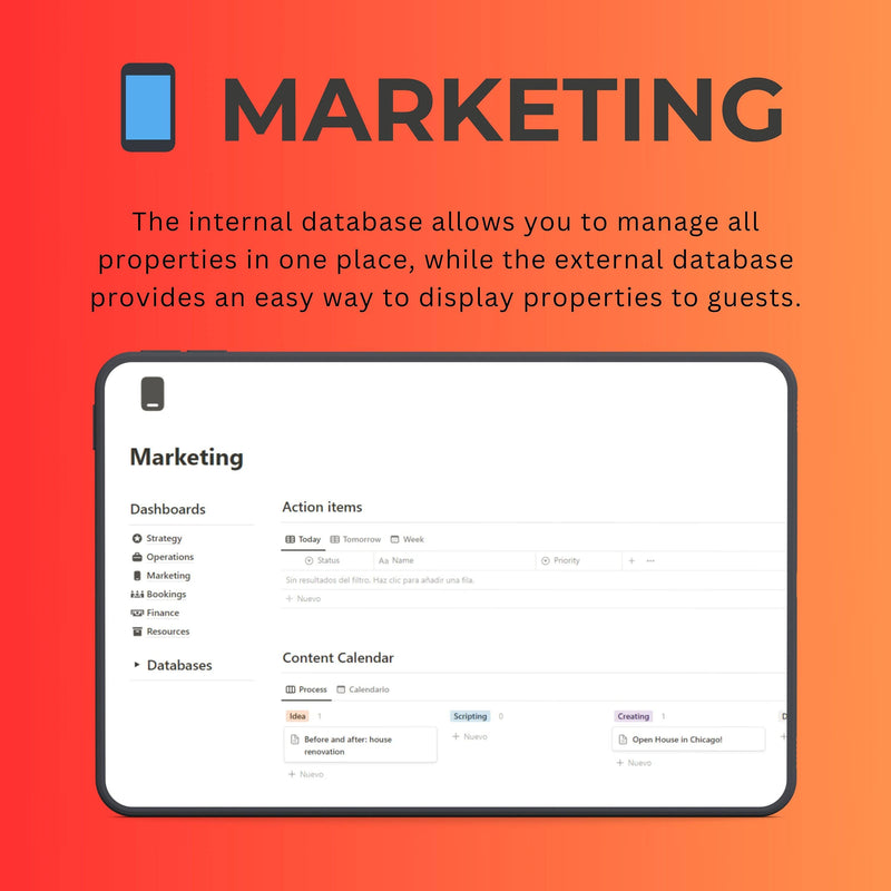 Airbnb Host Notion Template | Property, Bookings & Guest Manager