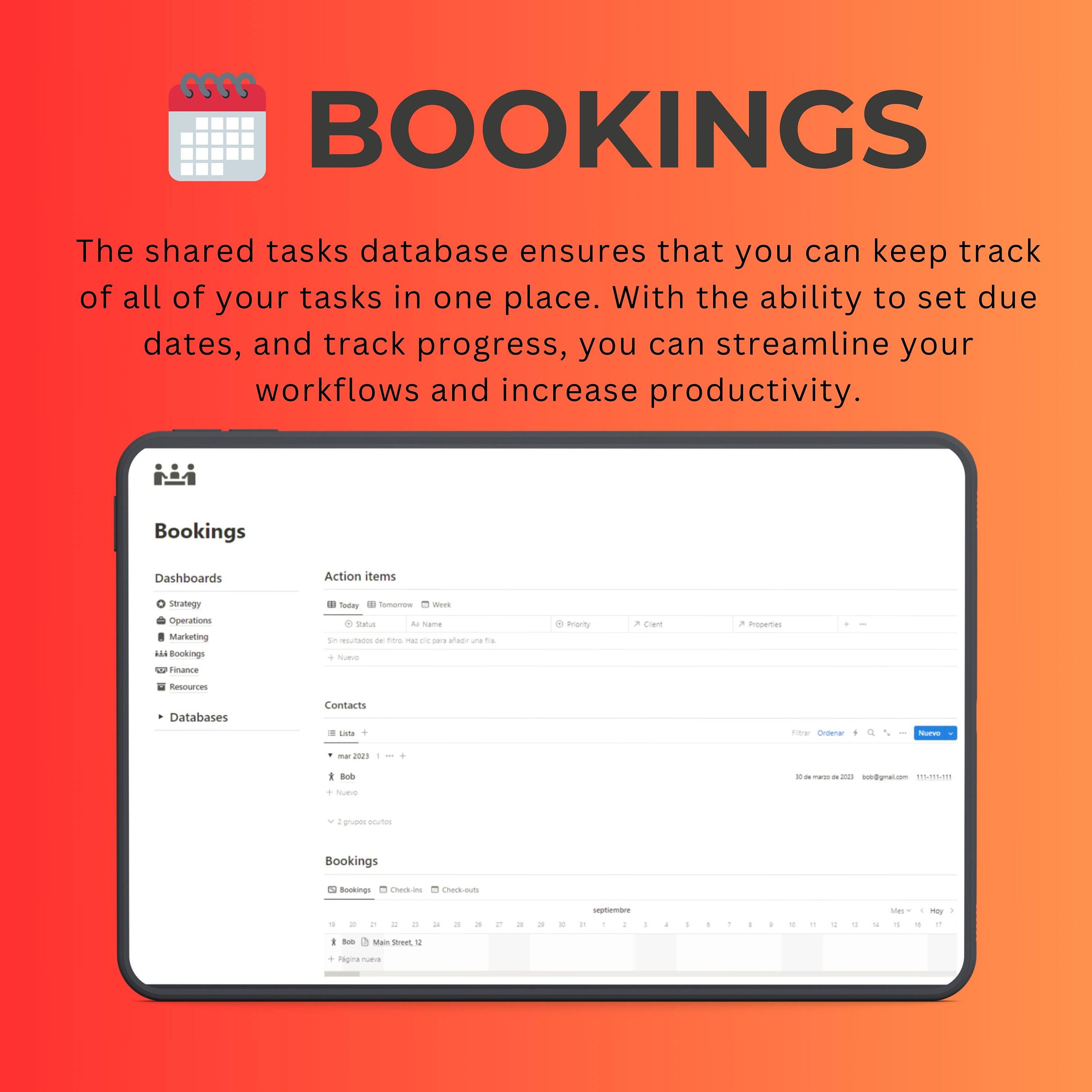 Airbnb Host Notion Template | Property, Bookings & Guest Manager