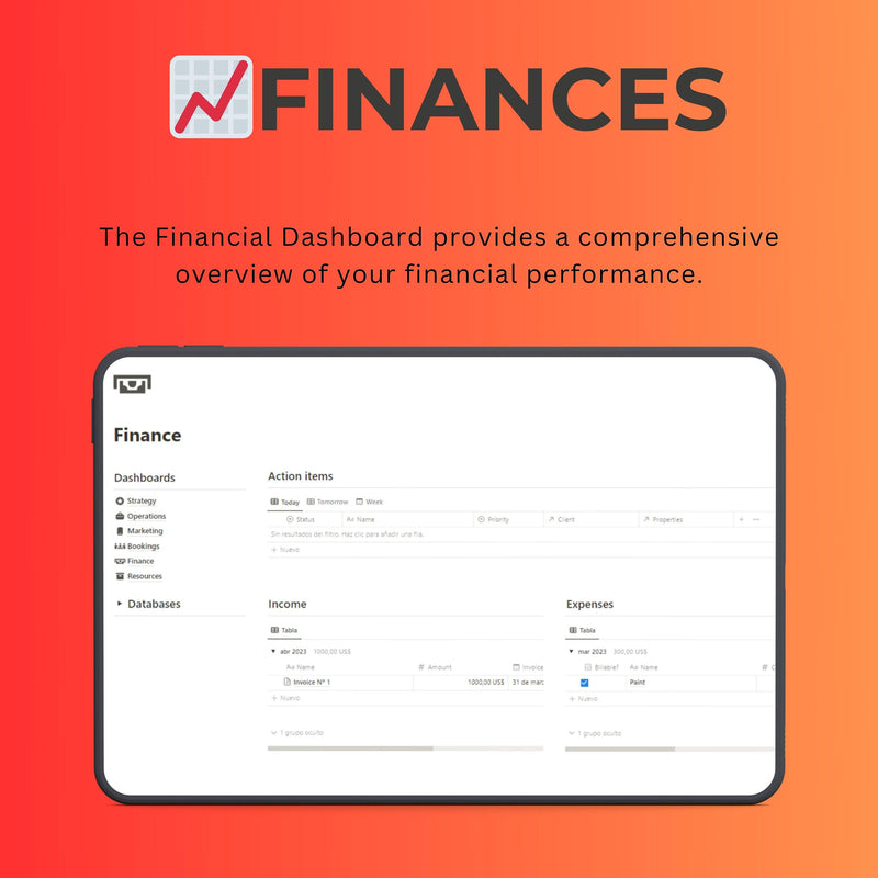 Airbnb Host Notion Template | Property, Bookings & Guest Manager