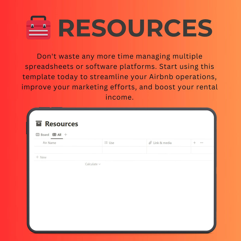 Airbnb Host Notion Template | Property, Bookings & Guest Manager