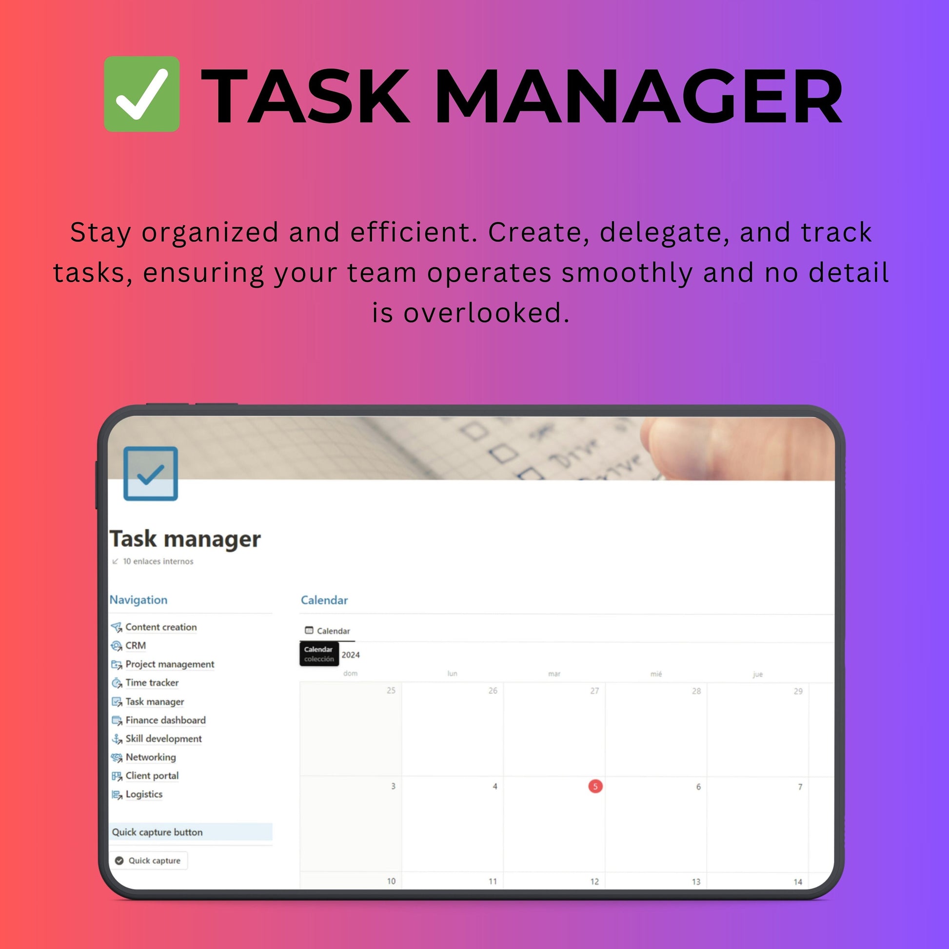 Audiovisual Business Notion Template | Projects, CRM & Media Plan