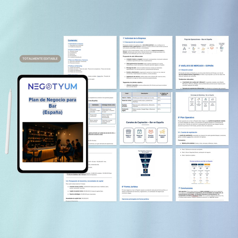 Bar - Plan de Negocio