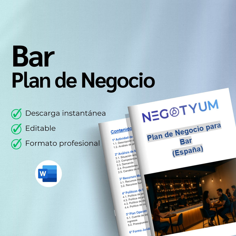 Bar - Plan de Negocio