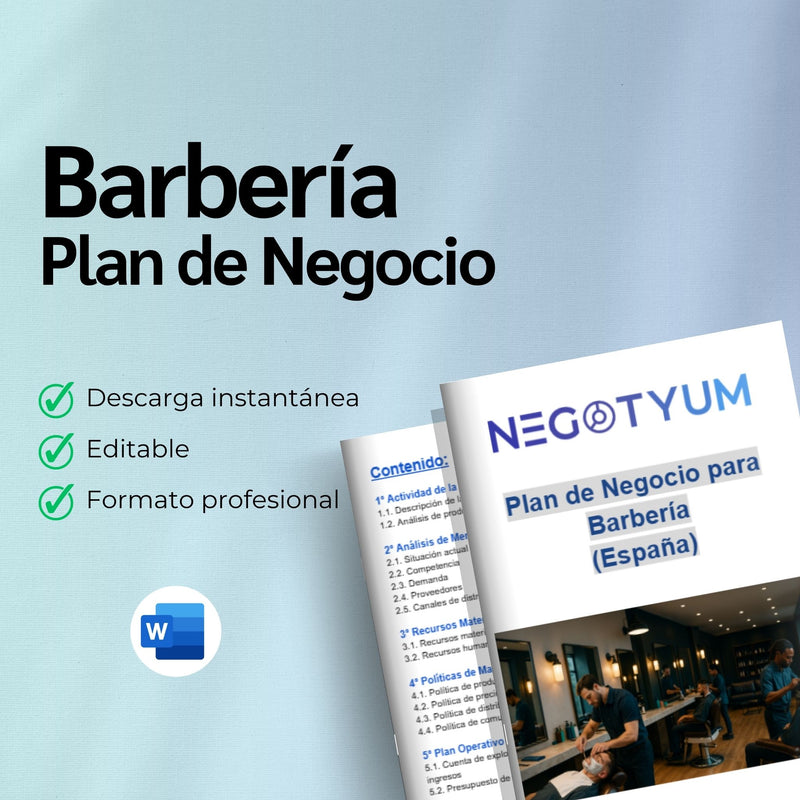 Barbería - Plan de Negocio