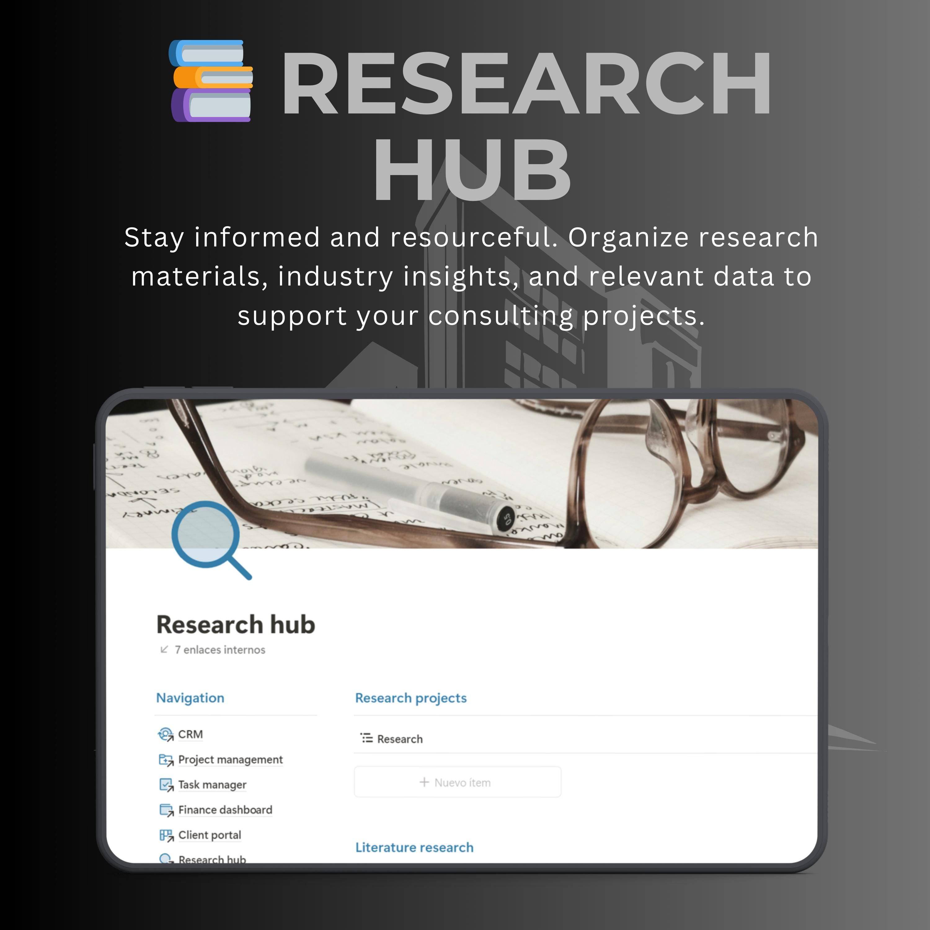 Business Consulting Notion Template | Client CRM | Projects & Finance