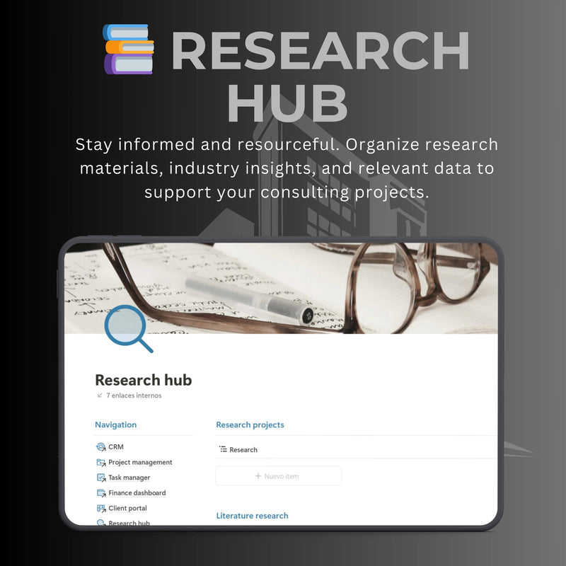 Business Consulting Notion Template | Client CRM | Projects & Finance
