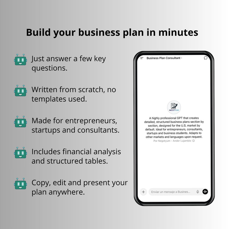Business Plan Consultant - GPT