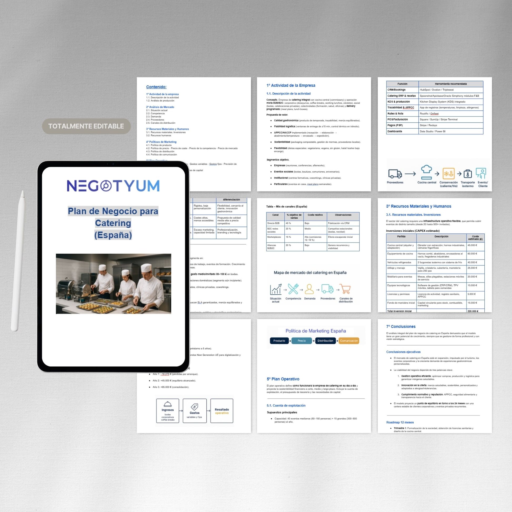 Catering - Plan de Negocio