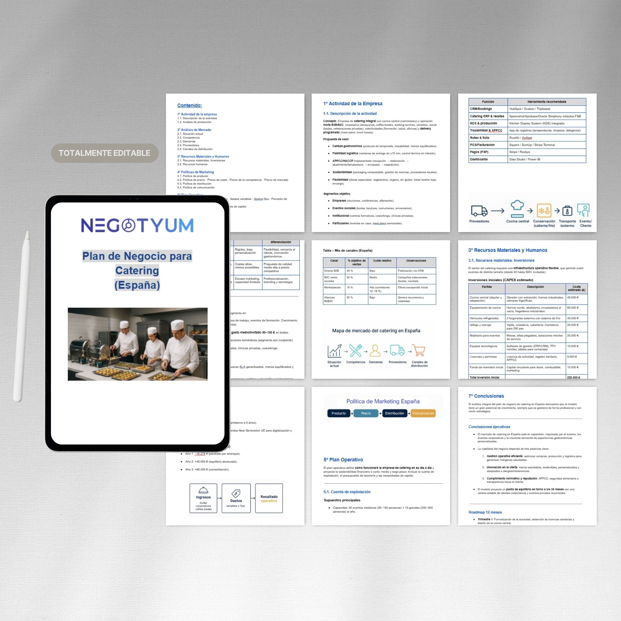 Catering - Plan de Negocio