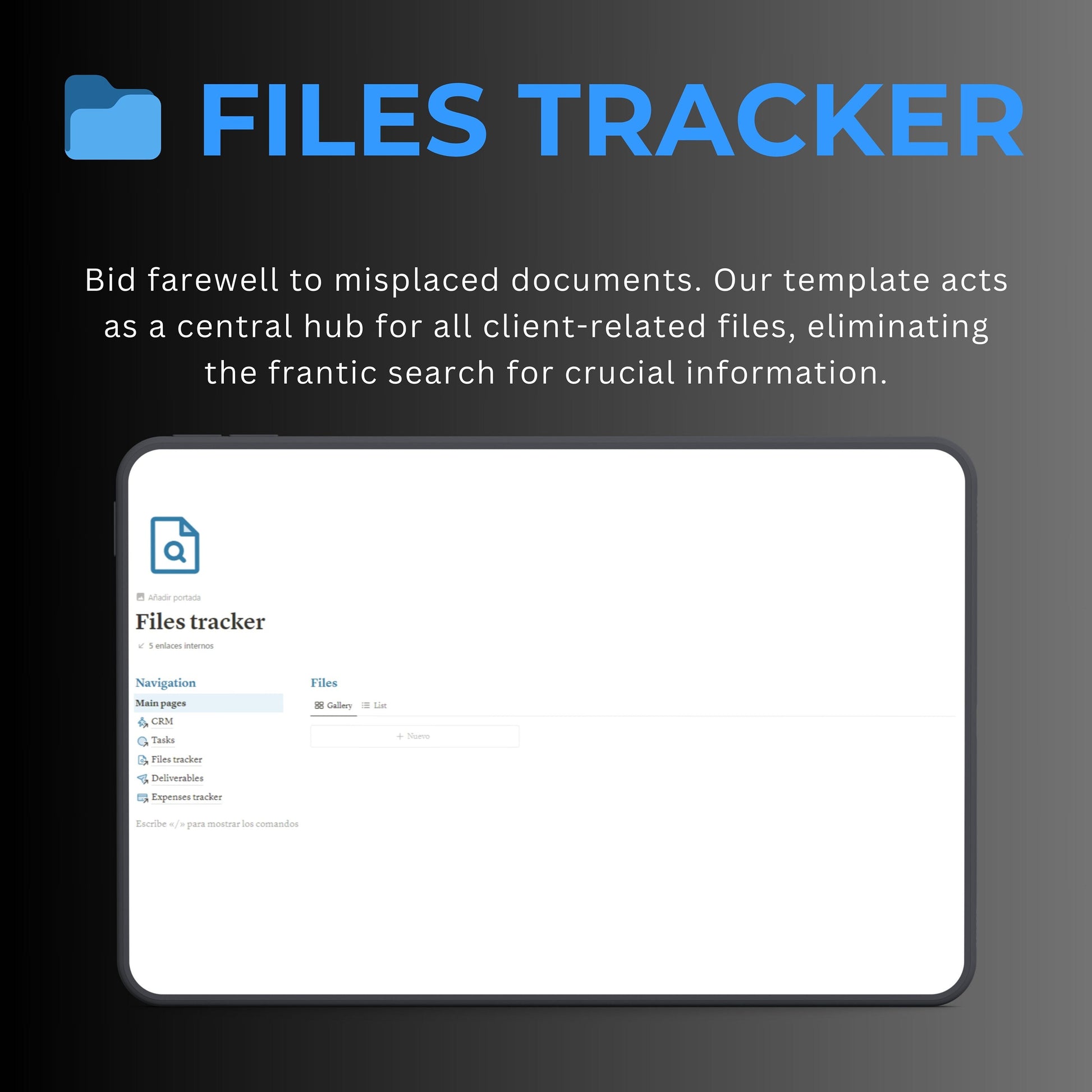 Client Management Notion Template with CRM & Finance Hub