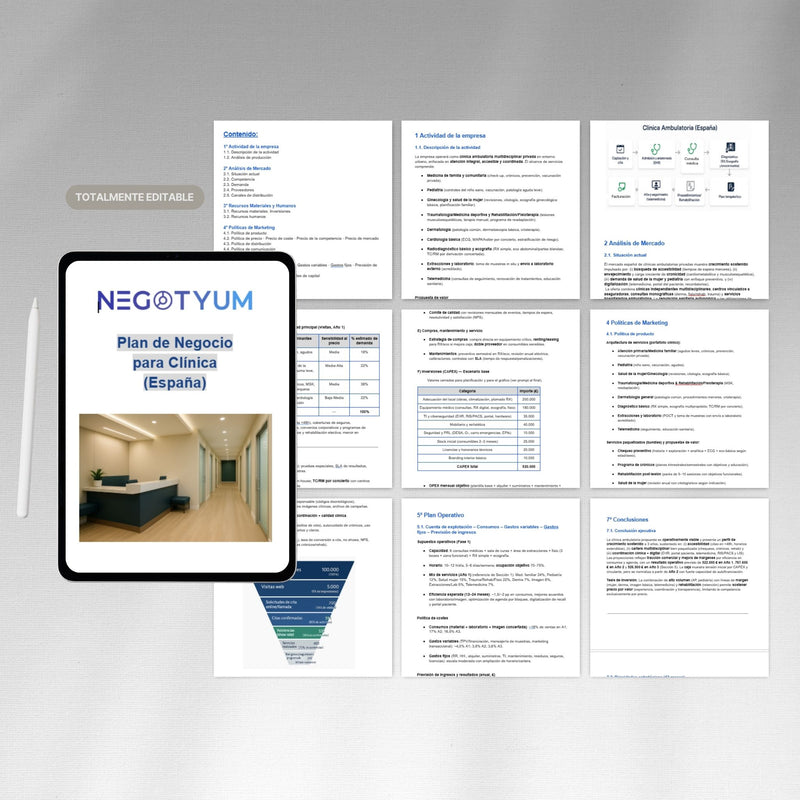 Clinica - Plan de Negocio