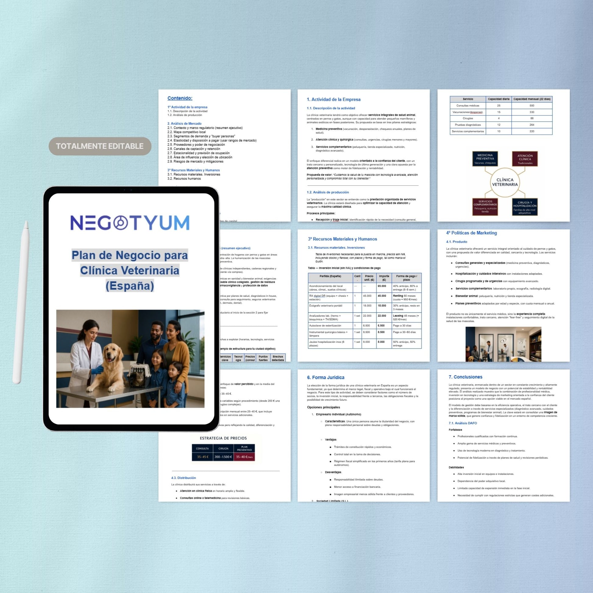 Clínica Veterinaria - Plan de Negocio