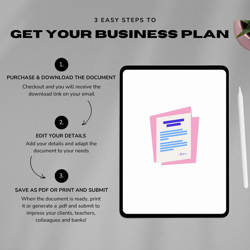 Consulting Firm Business Plan Template – Editable Word & Excel