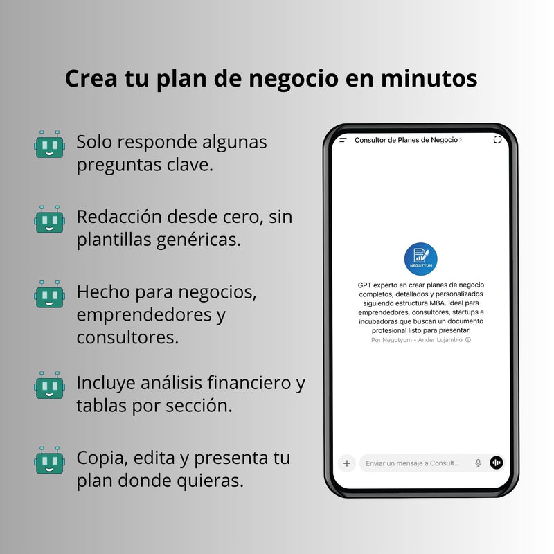 Consultor de Planes de Negocio - GPT