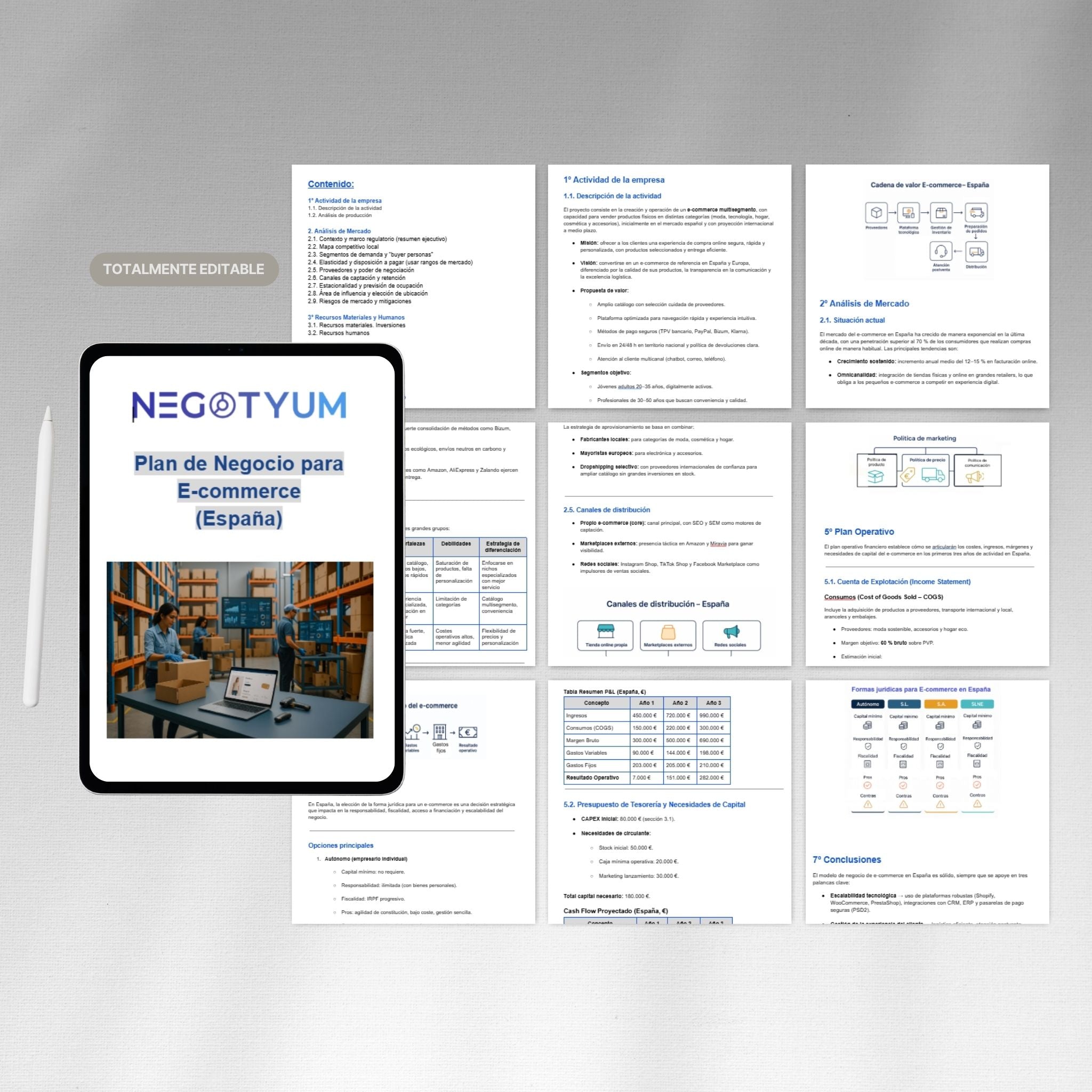 E-commerce - Plan de Negocio