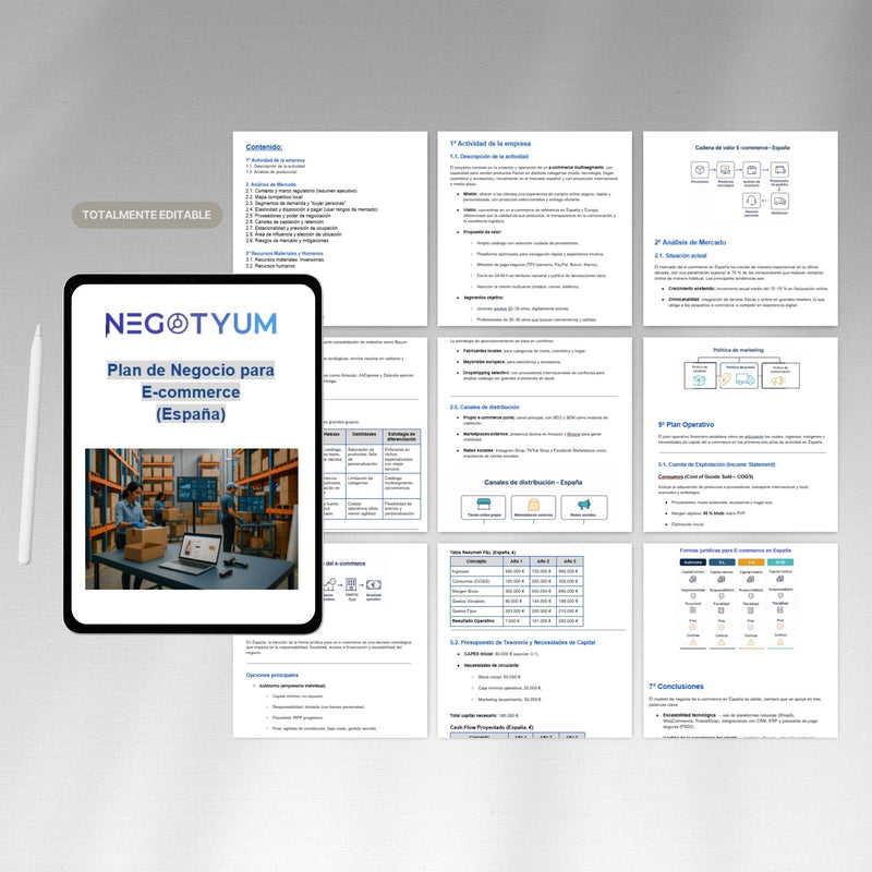 E-commerce - Plan de Negocio