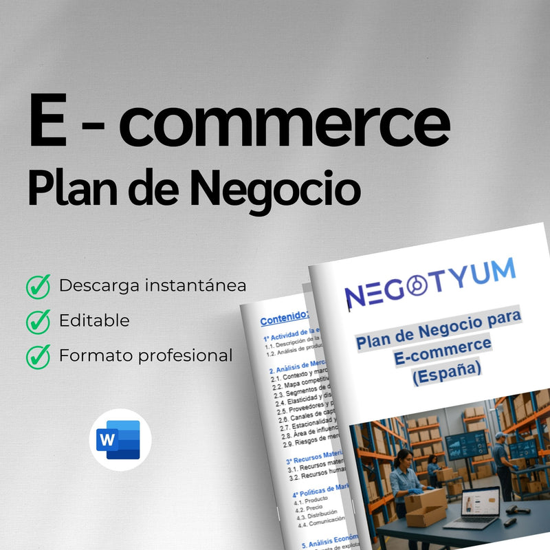 E-commerce - Plan de Negocio