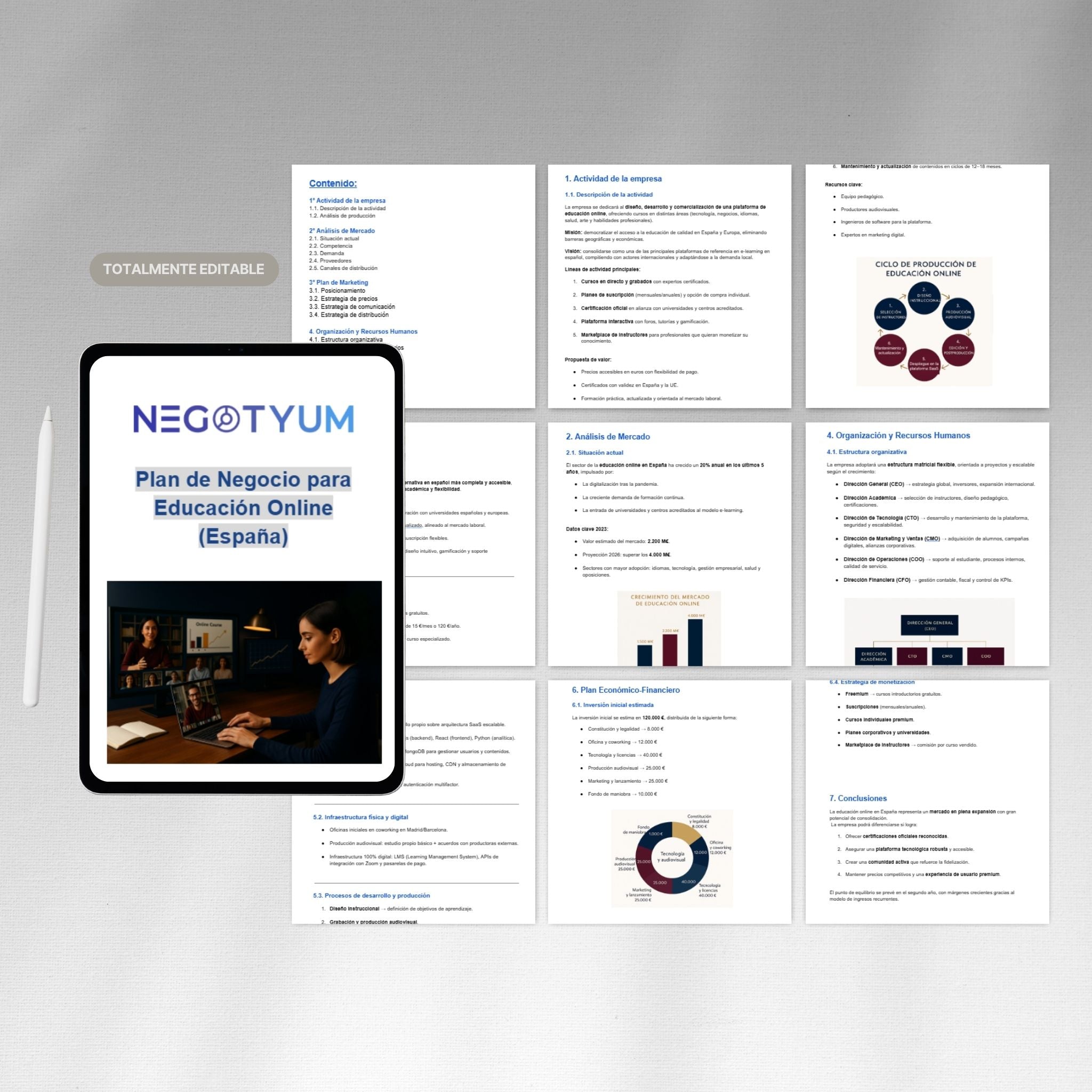 Educación Online - Plan de negocio