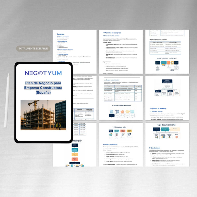 Empresa Constructora - Plan de Negocio
