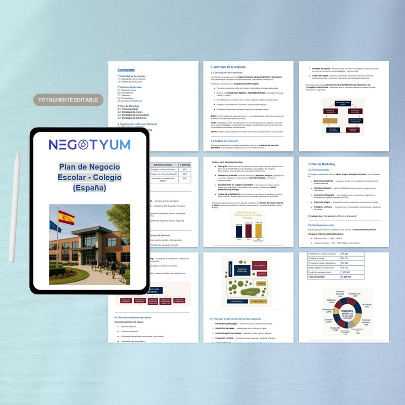 Escuela / Colegio - Plan de Negocio
