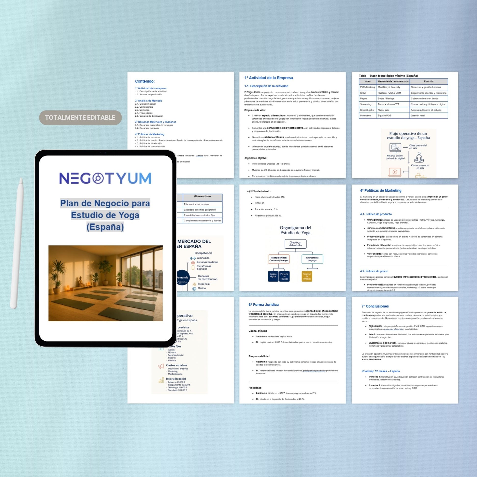 Estudio de Yoga - Plan de Negocio