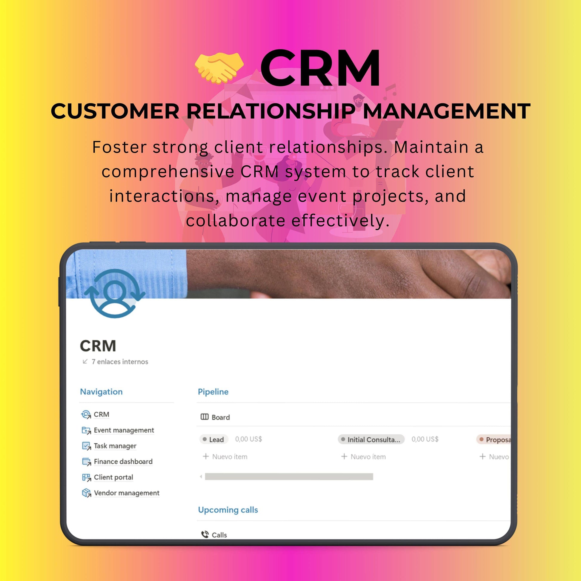 Event Planning Notion Template | Corporate & Wedding Planner