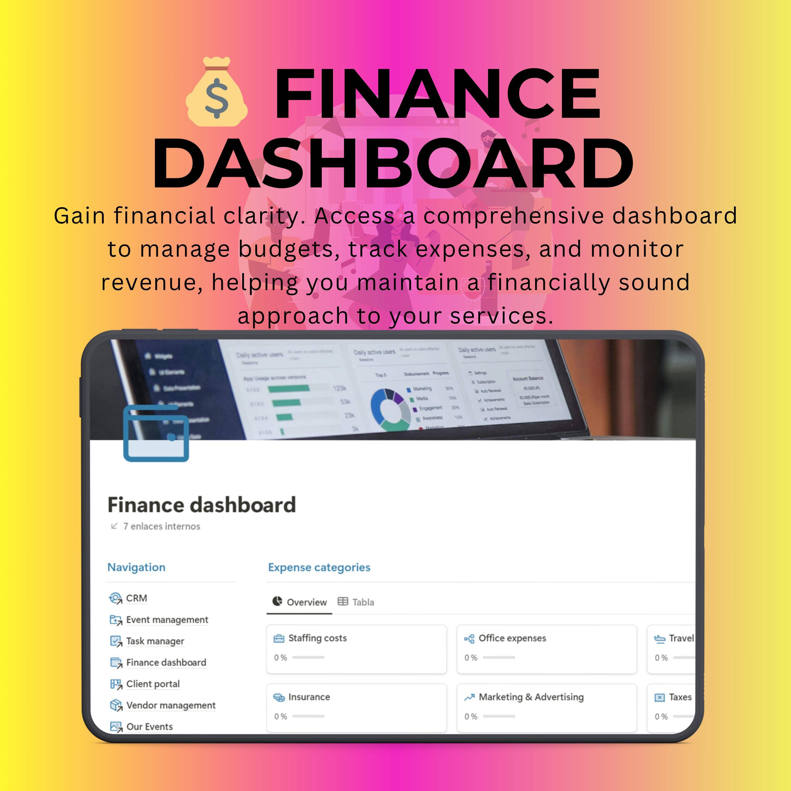 Event Planning Notion Template | Corporate & Wedding Planner
