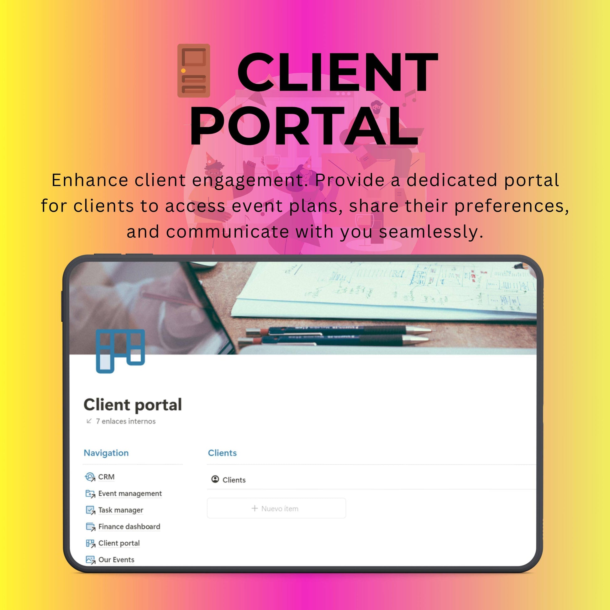 Event Planning Notion Template | Corporate & Wedding Planner