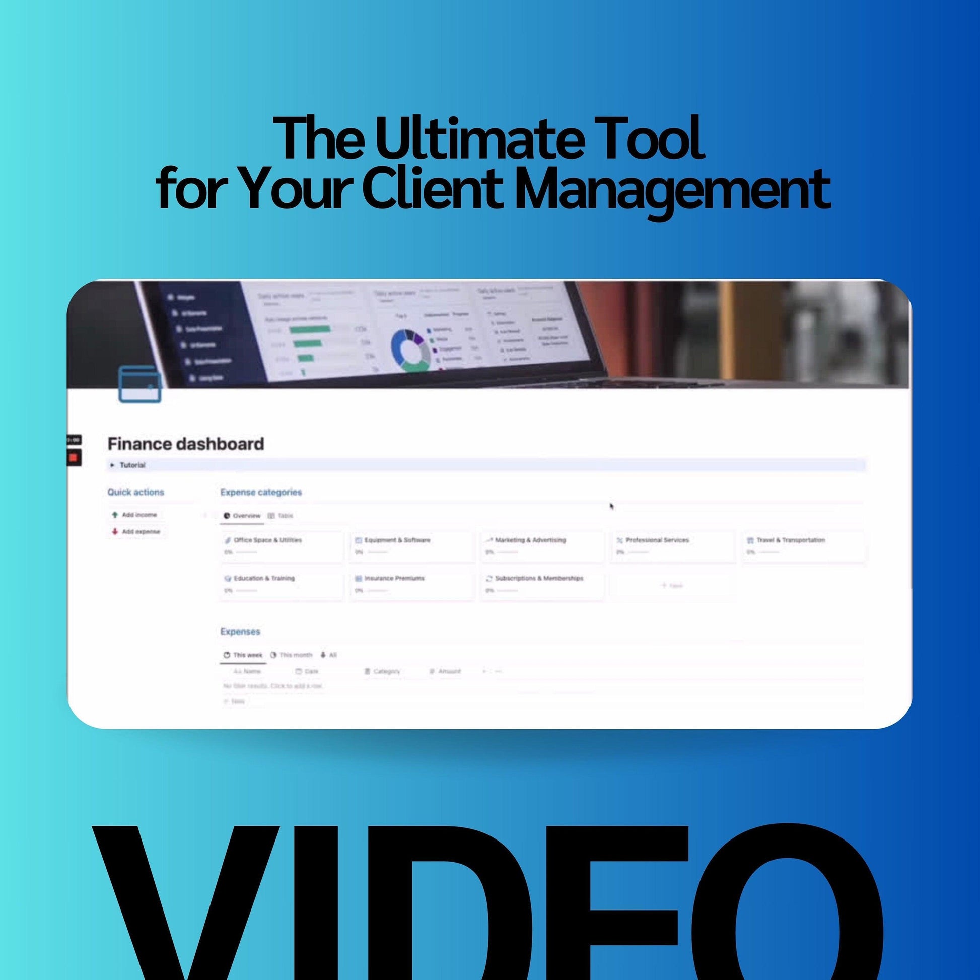 Finance Planner Notion Template | Budget, Expenses & Dashboard