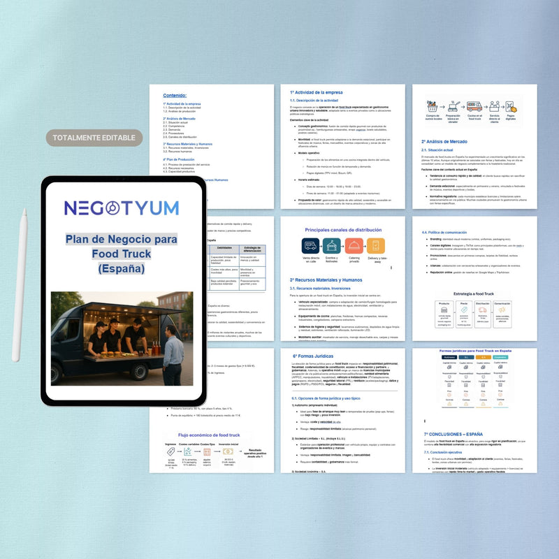 Food Truck - Plan de Negocio