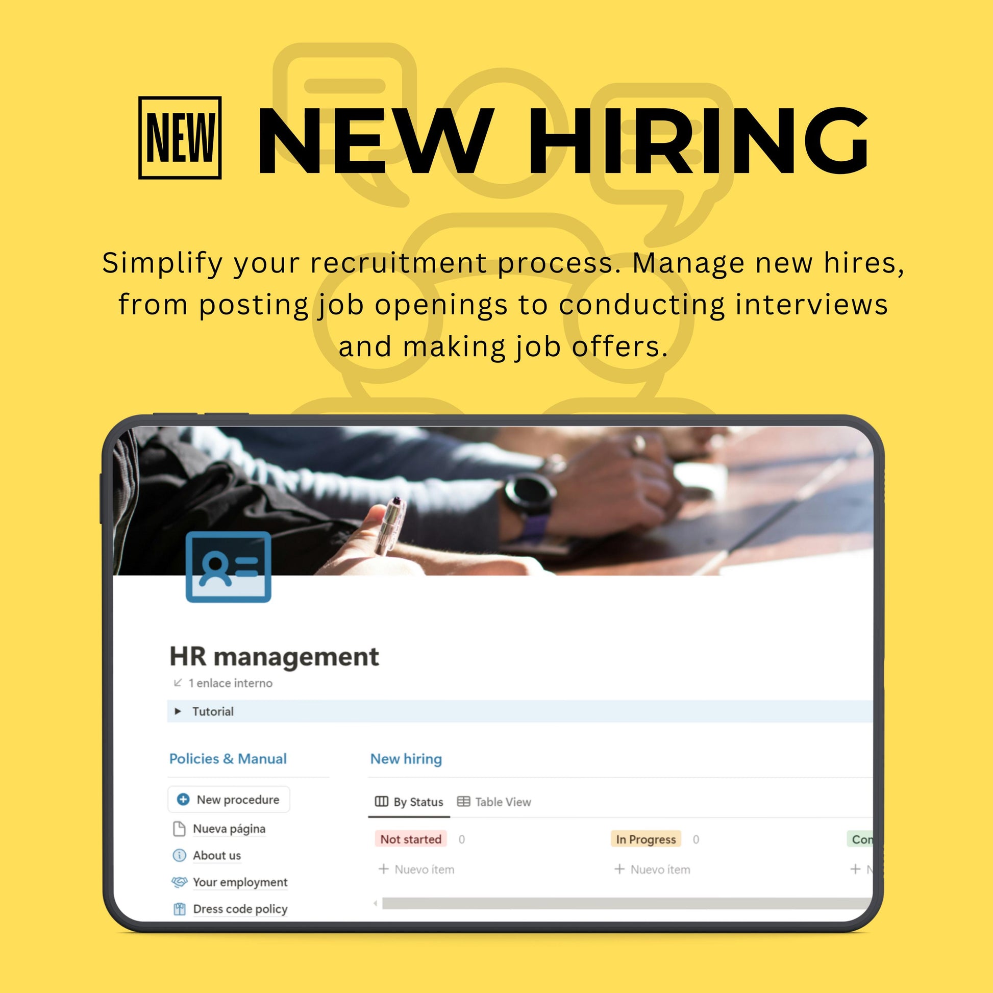 HR Management Notion Template