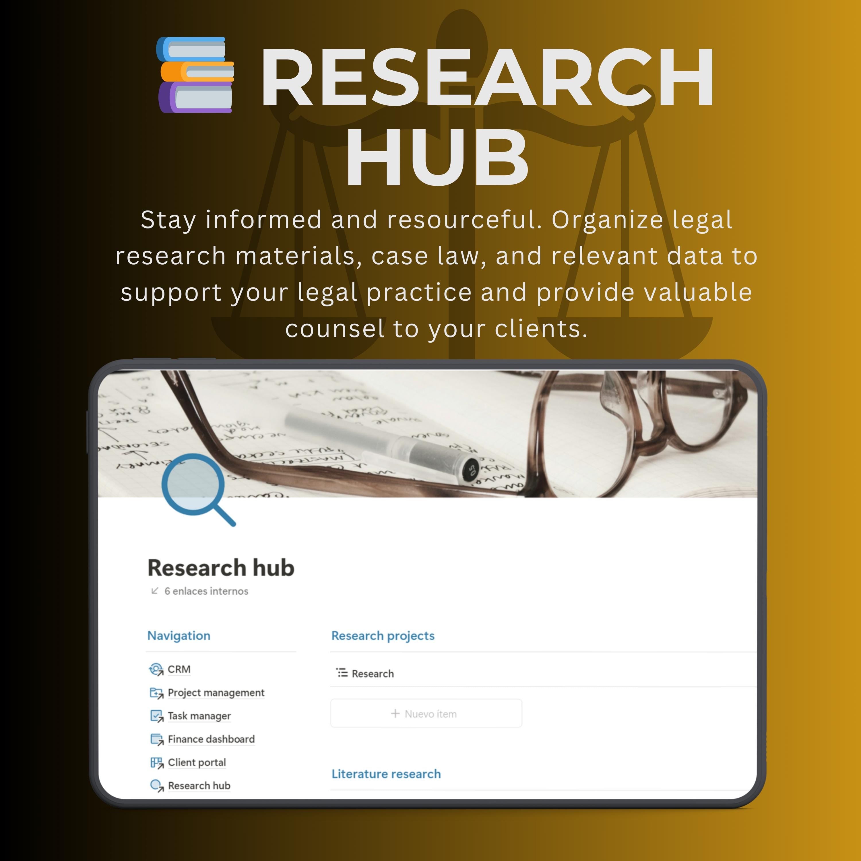 Law Firm Notion Template | CRM, Cases & Billing