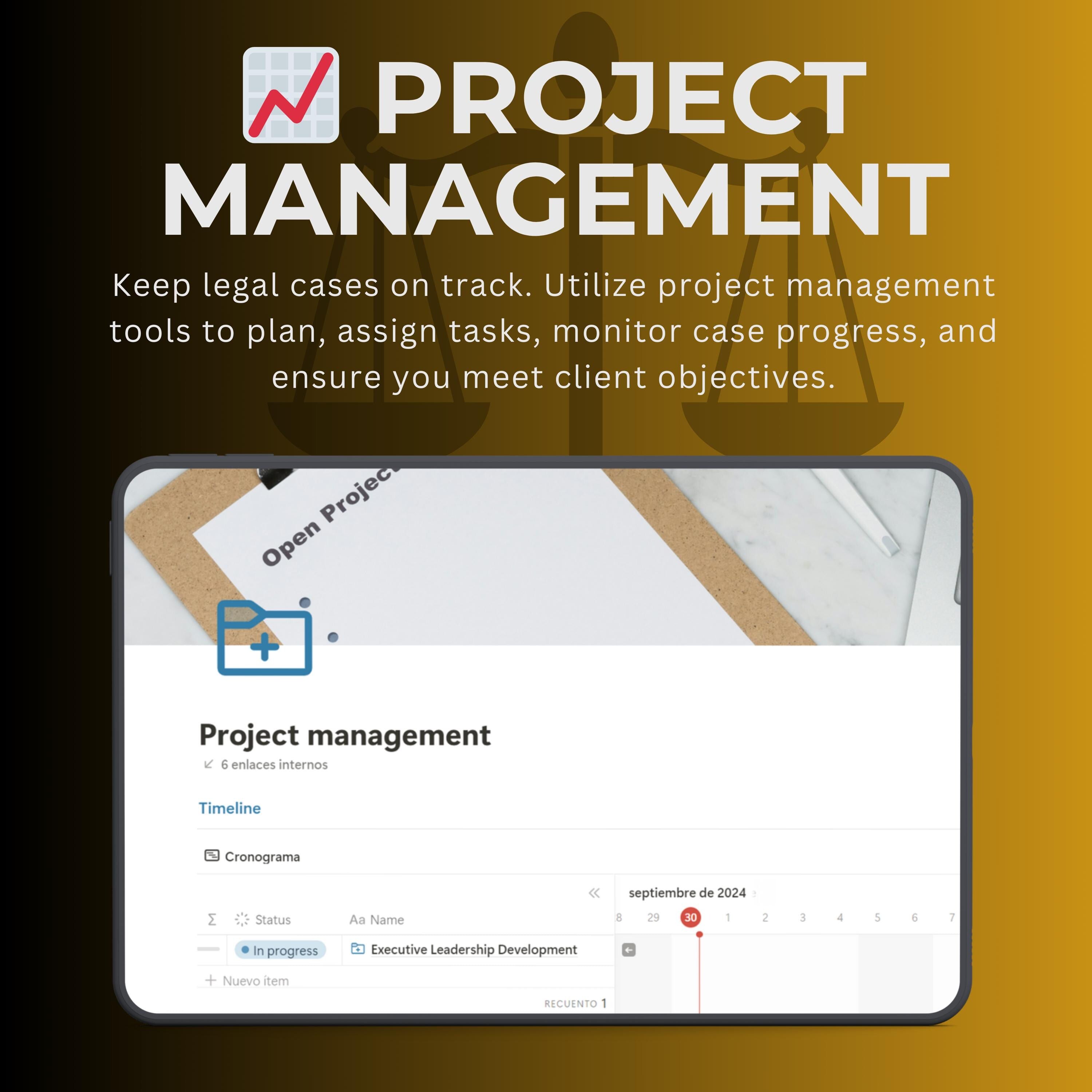 Law Firm Notion Template | CRM, Cases & Billing