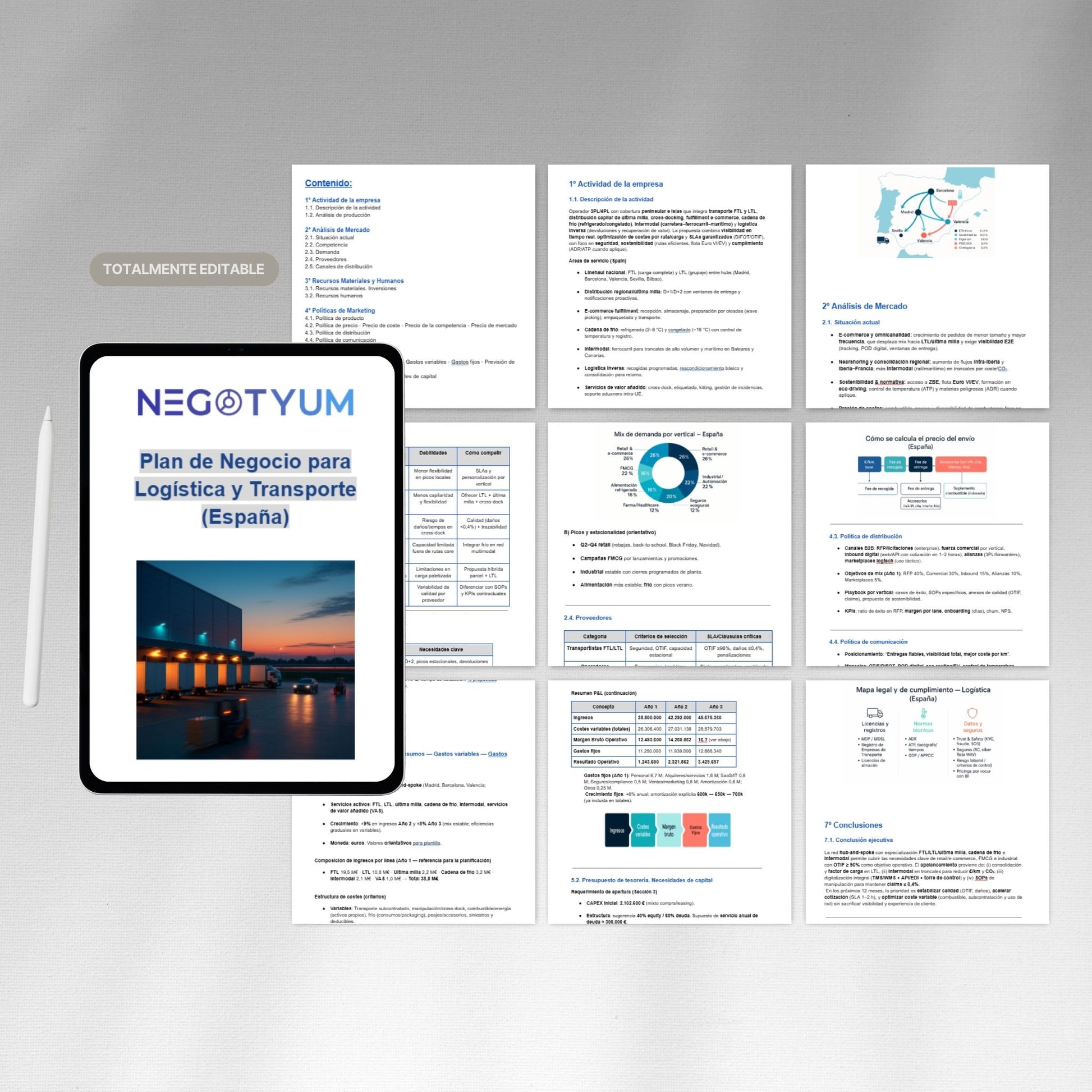 Logística y Transporte - Plan de Negocio