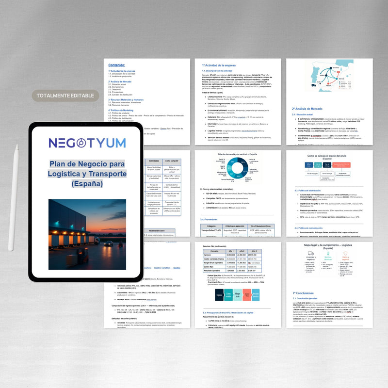 Logística y Transporte - Plan de Negocio
