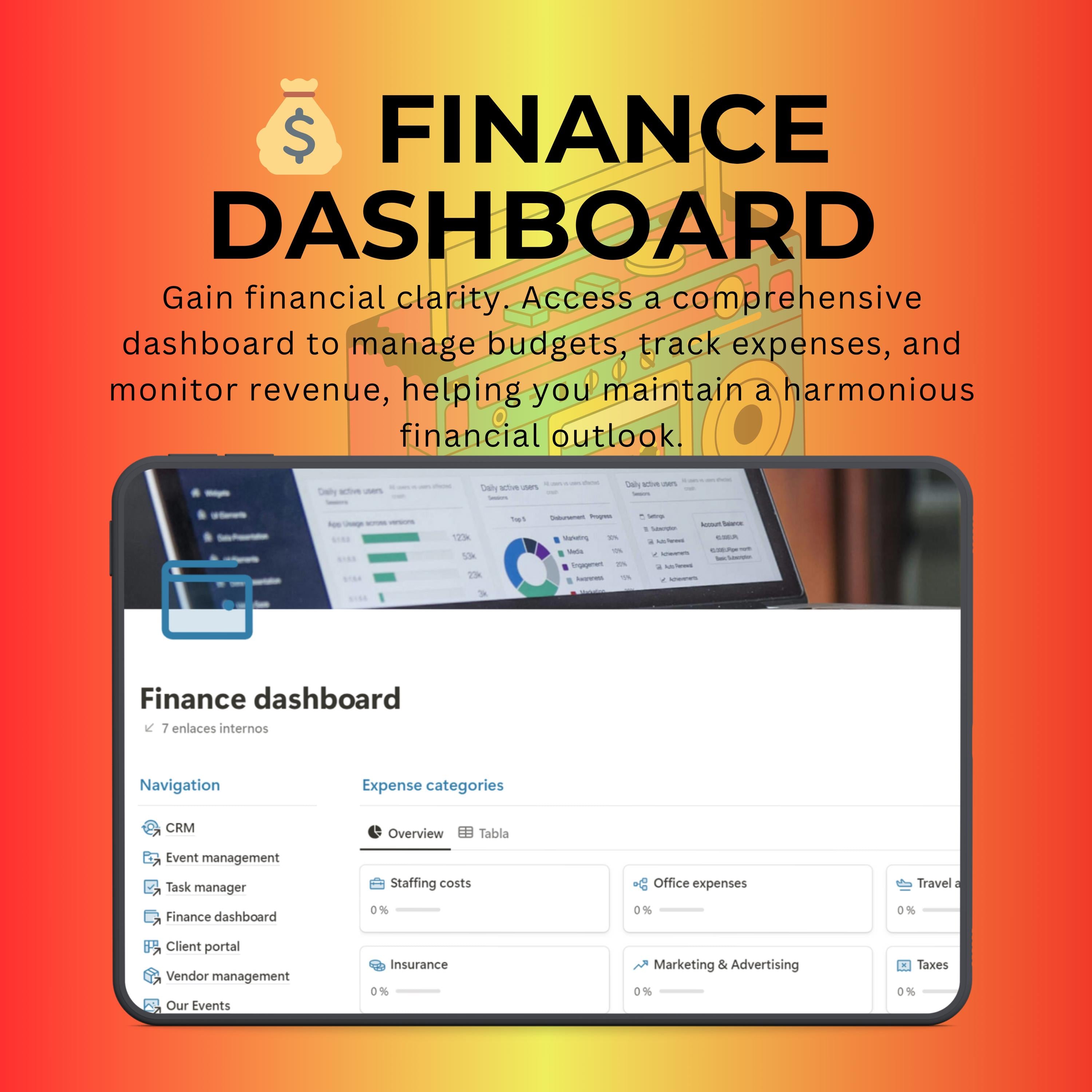 Music & Entertainment Notion Template | CRM & Projects