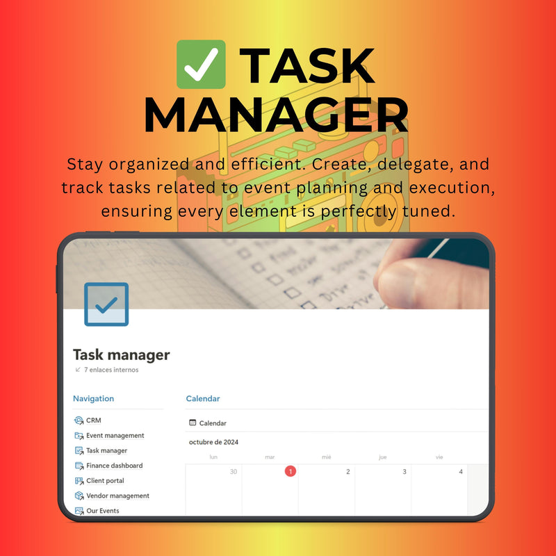 Music & Entertainment Notion Template | CRM & Projects