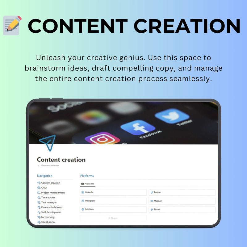 Notion Template for Copywritters