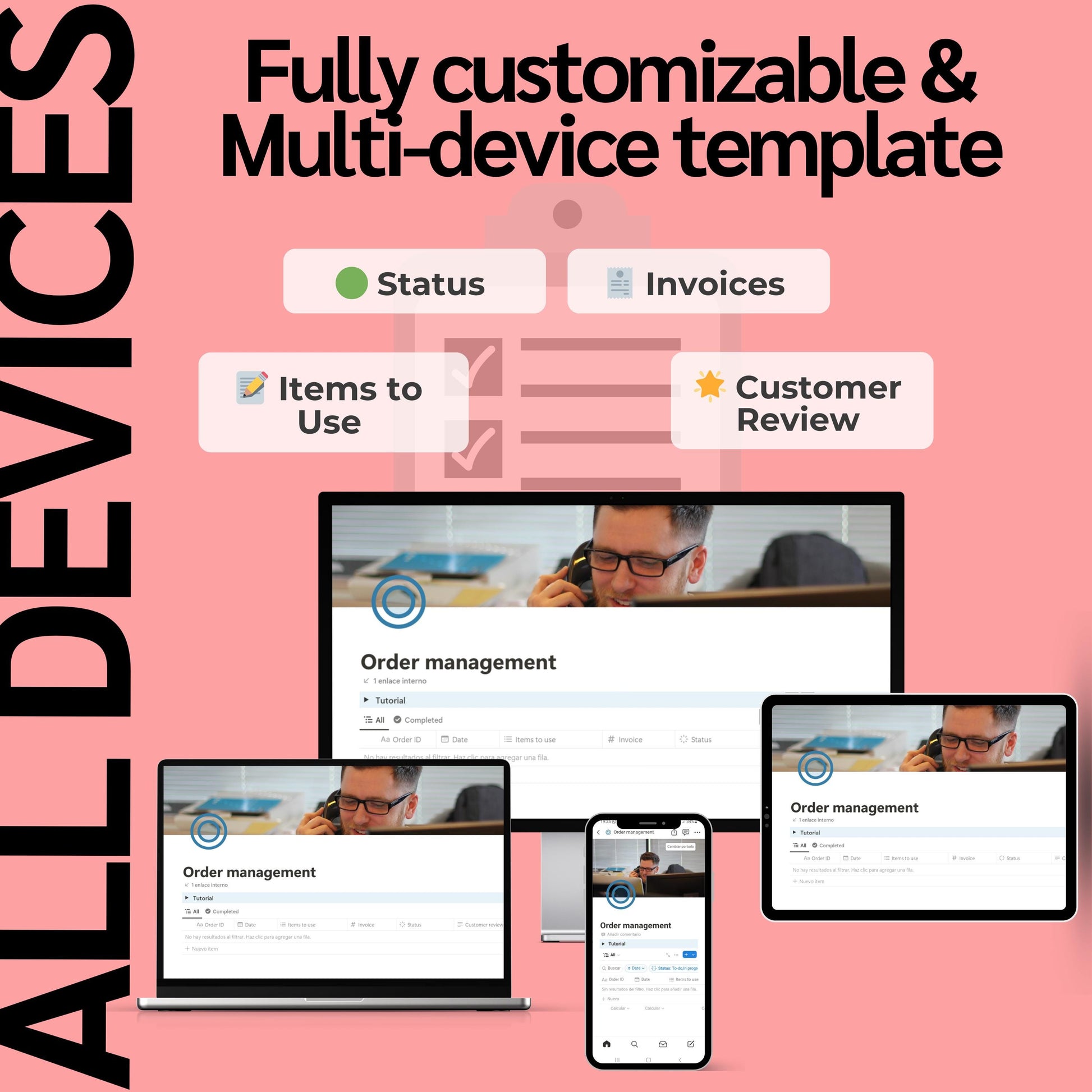 Order Management Notion Template