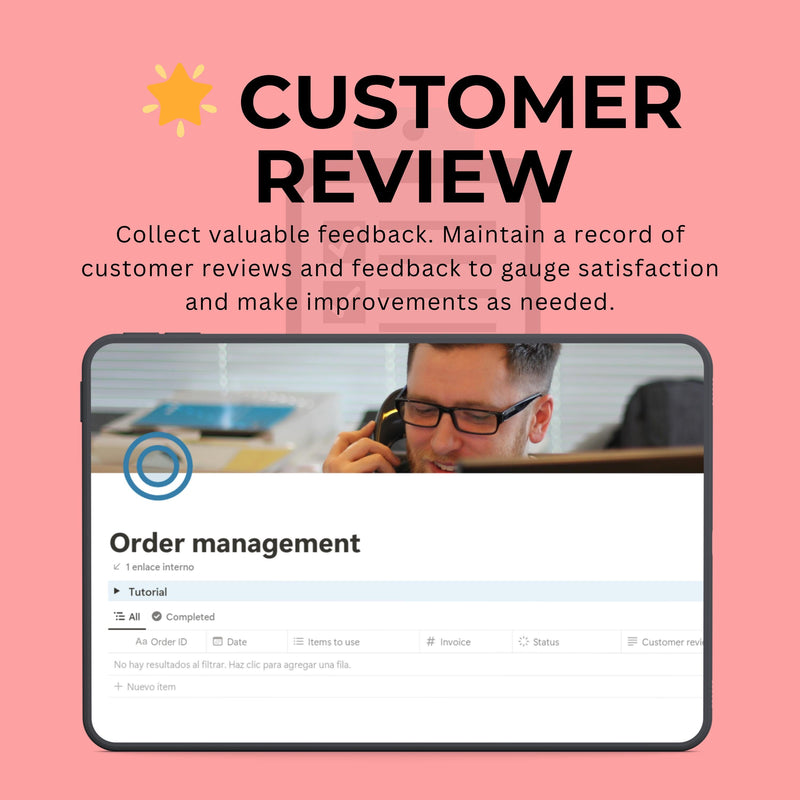 Order Management Notion Template