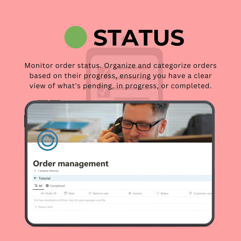 Order Management Notion Template