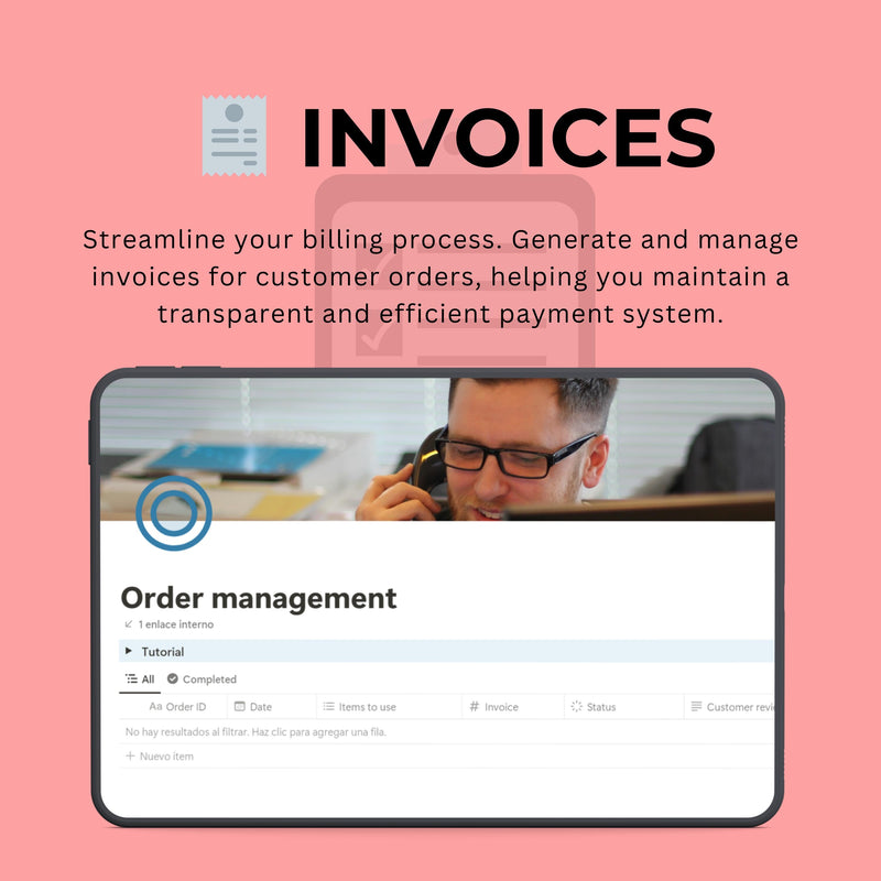 Order Management Notion Template